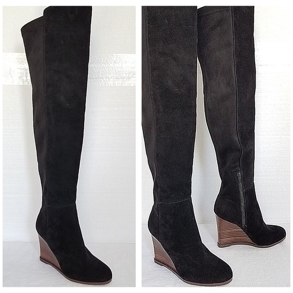 Vince Camuto Shoes - Vince Camuto Granta Tall Wedge Boots Black 6M NEW
